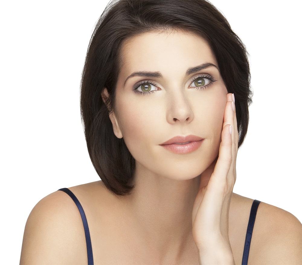 Beautiful Woman Taking Care Of Her Skin with Non-Surgical Procedures